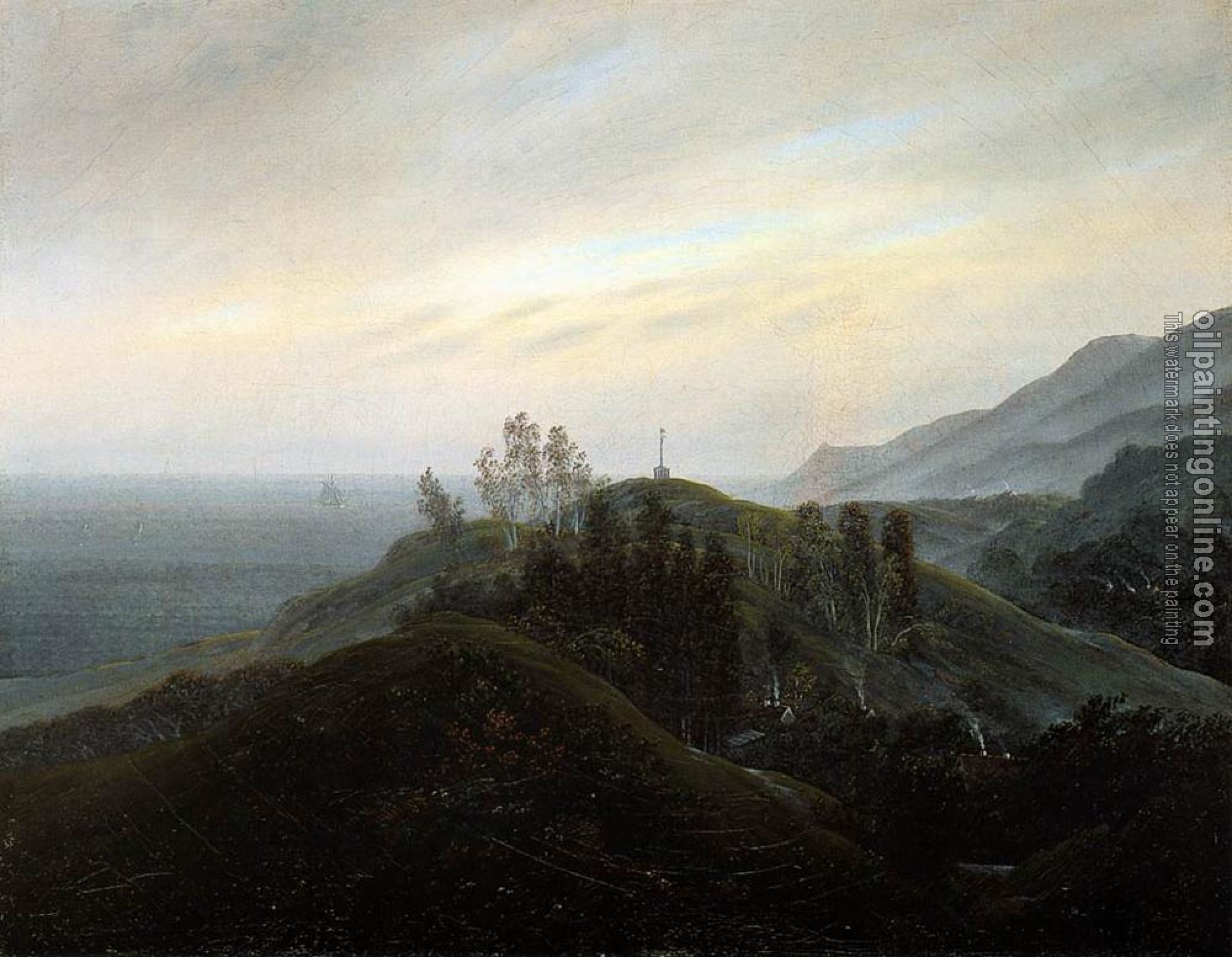 Friedrich, Caspar David - View Of The Baltic